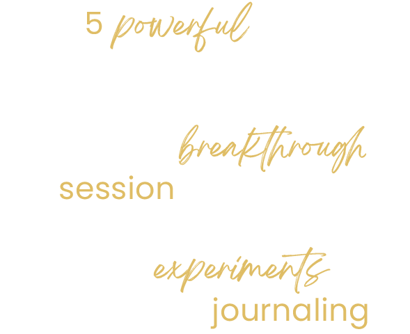 weekly experiments and journaling prompts